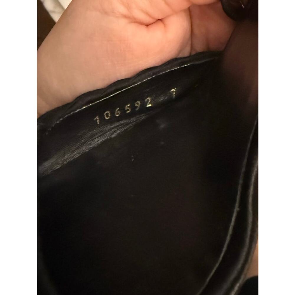 Gucci Vintage Satin Strappy Heels Size 37 /7 - Picture 4 of 6